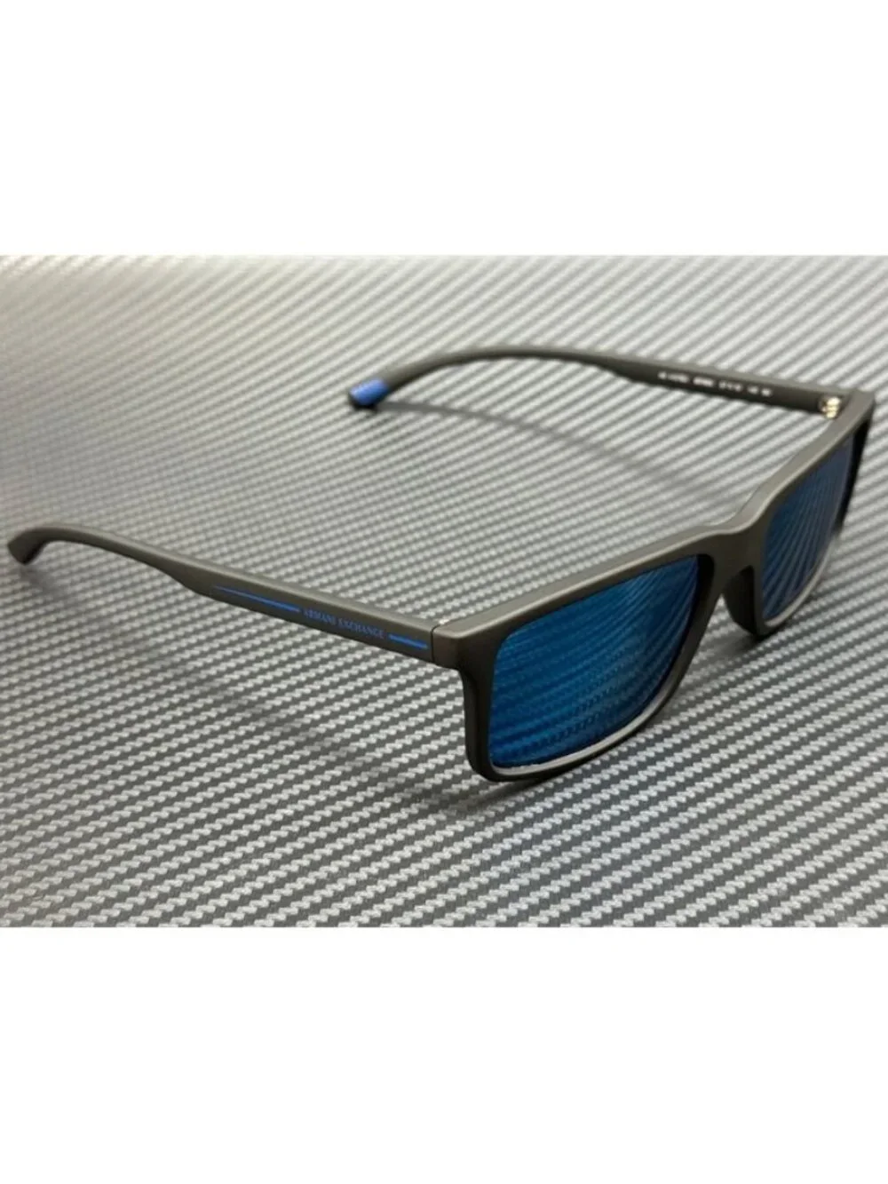 New Armani Exchange Men Matte Black Sunglasses 57-19-145